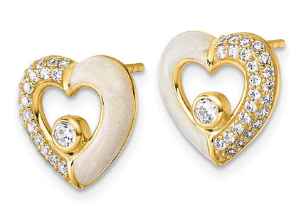 Sterling Silver Earrings Style QG6957EGP - Classique Jewelry Inc.