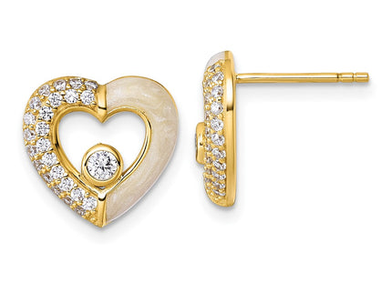 Sterling Silver Earrings Style QG6957EGP - Classique Jewelry Inc.