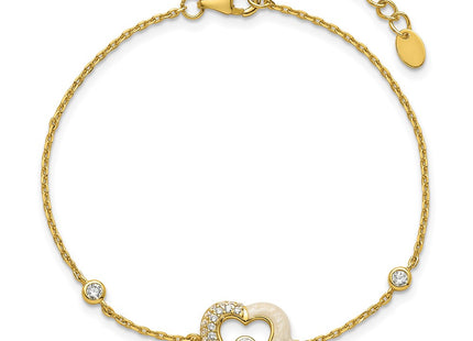 Sterling Silver Bracelets Style QG6957GP - Classique Jewelry Inc.