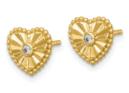 Sterling Silver Earrings Style QG6958EGP - Classique Jewelry Inc.