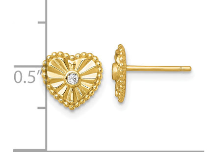 Sterling Silver Earrings Style QG6958EGP - Classique Jewelry Inc.