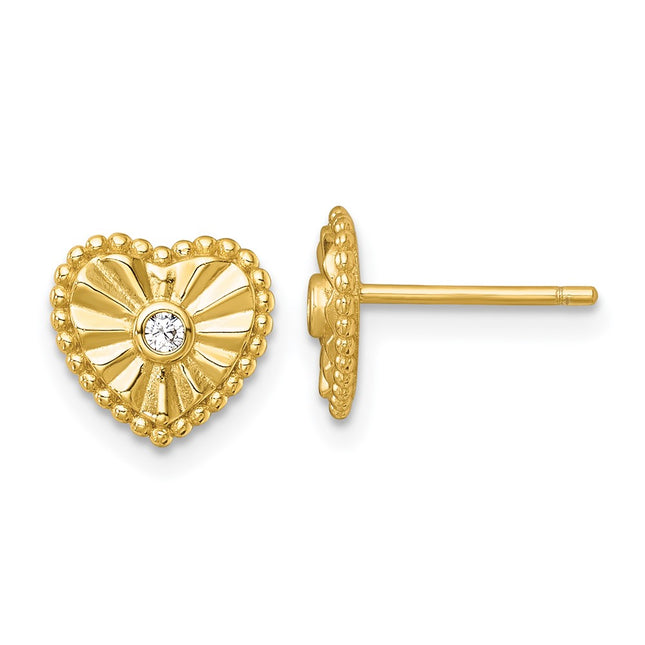 Sterling Silver Earrings Style QG6958EGP - Classique Jewelry Inc.