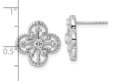 Sterling Silver Earrings Style QG6968E - Classique Jewelry Inc.