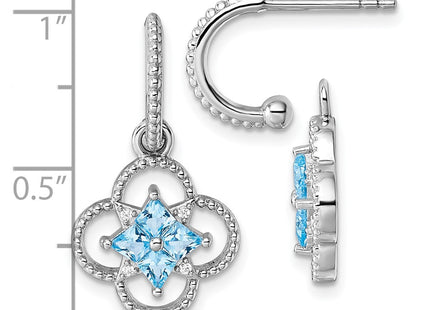 Sterling Silver Earrings Style QG6972E - Classique Jewelry Inc.