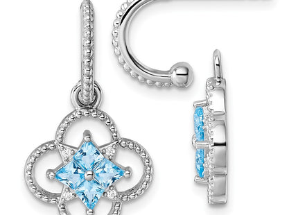 Sterling Silver Earrings Style QG6972E - Classique Jewelry Inc.