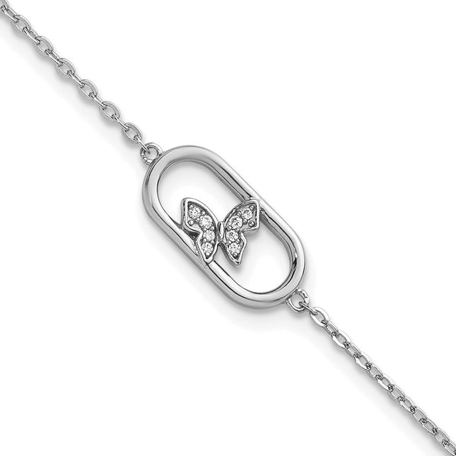 Sterling Silver Bracelets Style QG6973 - Classique Jewelry Inc.