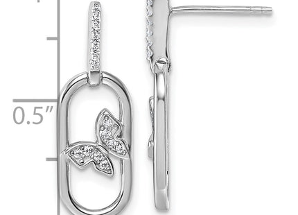 Sterling Silver Earrings Style QG6973E - Classique Jewelry Inc.