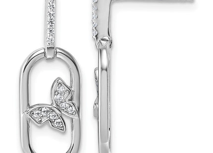 Sterling Silver Earrings Style QG6973E - Classique Jewelry Inc.
