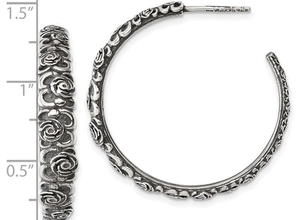 Sterling Silver Earrings Style QG6975E - Classique Jewelry Inc.