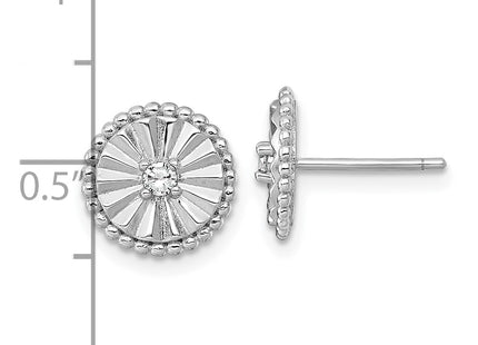 Sterling Silver Earrings Style QG6980E - Classique Jewelry Inc.