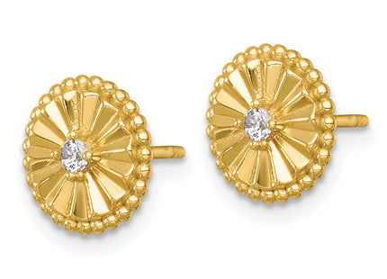 Sterling Silver Earrings Style QG6980EGP - Classique Jewelry Inc.