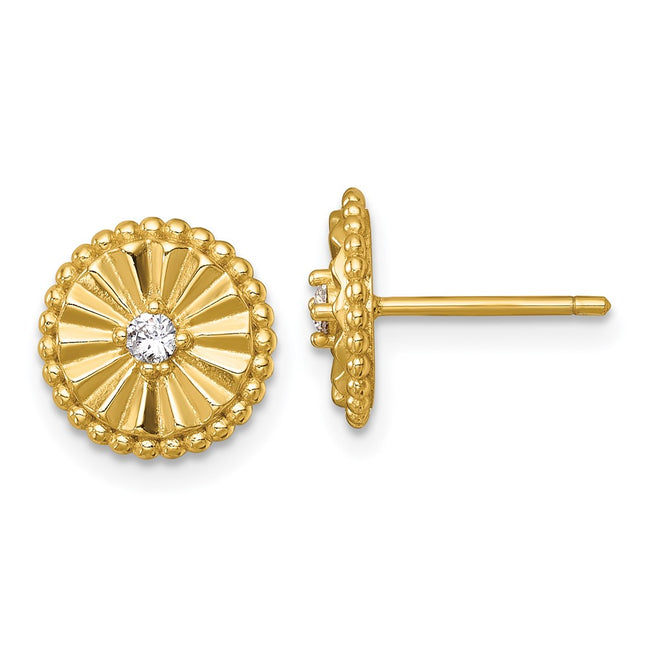 Sterling Silver Earrings Style QG6980EGP - Classique Jewelry Inc.