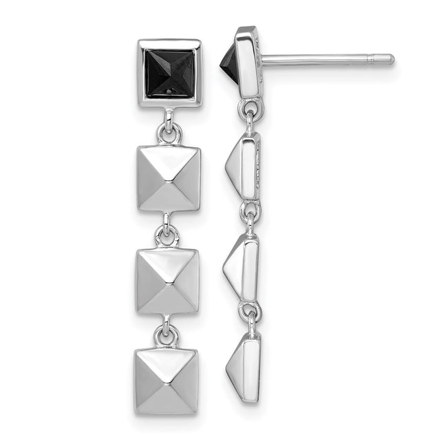 Sterling Silver Earrings Style QG6981E - Classique Jewelry Inc.