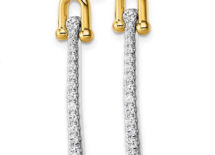 Sterling Silver Earrings Style QG6982E - Classique Jewelry Inc.