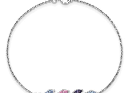 Sterling Silver Bracelets Style QG6986 - Classique Jewelry Inc.