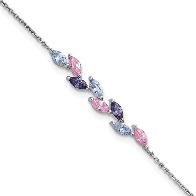 Sterling Silver Bracelets Style QG6986 - Classique Jewelry Inc.