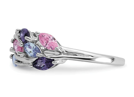 Sterling Silver Rings Style QG6986R - Classique Jewelry Inc.