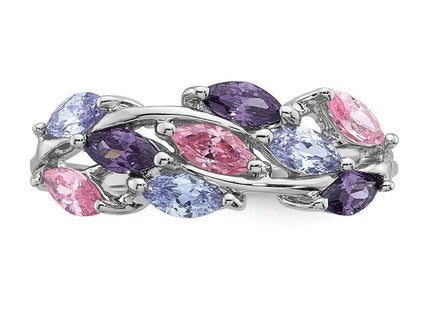 Sterling Silver Rings Style QG6986R - Classique Jewelry Inc.