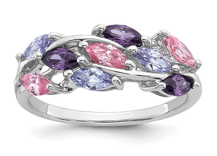 Sterling Silver Rings Style QG6986R - Classique Jewelry Inc.