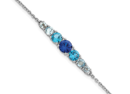Sterling Silver Bracelets Style QG6987 - Classique Jewelry Inc.
