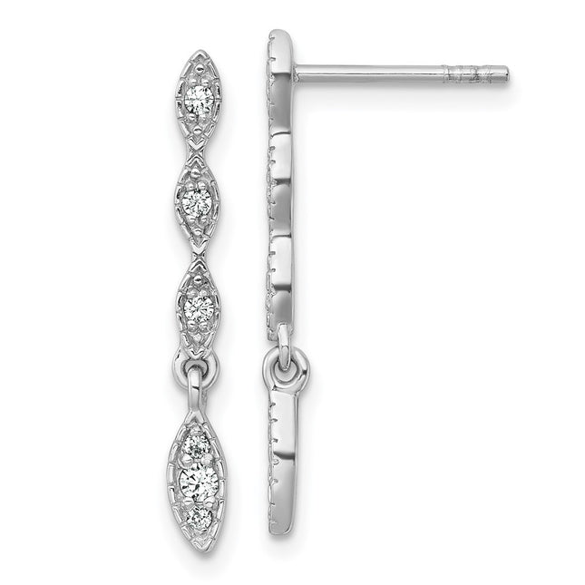 Sterling Silver Earrings Style QG6988E - Classique Jewelry Inc.