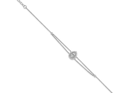 Sterling Silver Bracelets Style QG6989 - Classique Jewelry Inc.