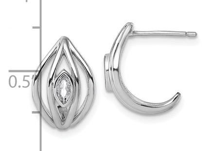 Sterling Silver Earrings Style QG6991E - Classique Jewelry Inc.