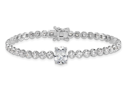 Sterling Silver Bracelets Style QG6993 - Classique Jewelry Inc.