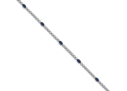 Sterling Silver Bracelets Style QG6997 - Classique Jewelry Inc.