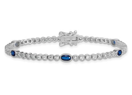 Sterling Silver Bracelets Style QG6997 - Classique Jewelry Inc.