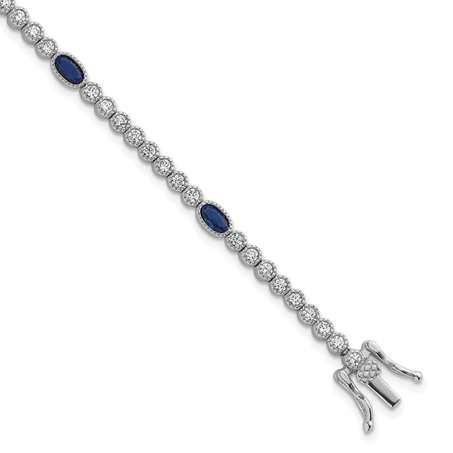 Sterling Silver Bracelets Style QG6997 - Classique Jewelry Inc.