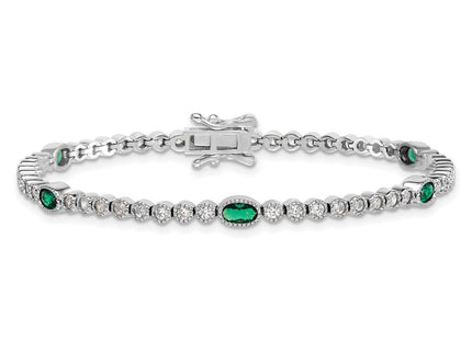 Sterling Silver Bracelets Style QG6998 - Classique Jewelry Inc.