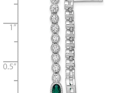 Sterling Silver Earrings Style QG6998E - Classique Jewelry Inc.