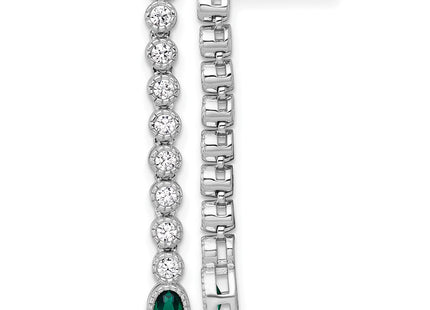 Sterling Silver Earrings Style QG6998E - Classique Jewelry Inc.