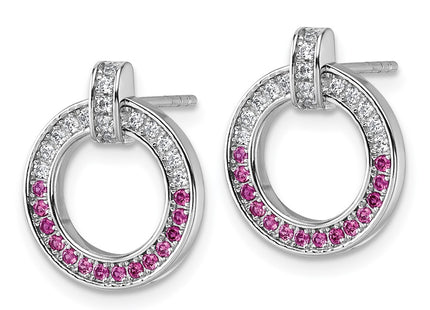 Sterling Silver Earrings Style QG7002E - Classique Jewelry Inc.