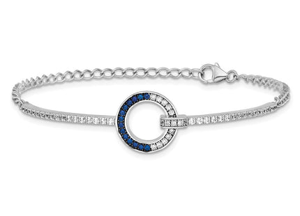 Sterling Silver Bracelets Style QG7003 - Classique Jewelry Inc.