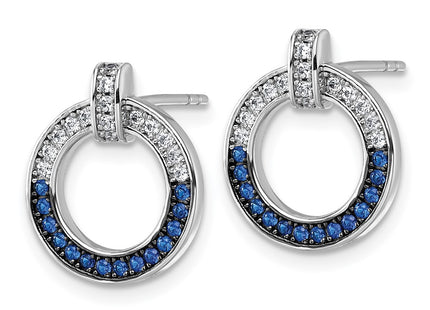 Sterling Silver Earrings Style QG7003E - Classique Jewelry Inc.