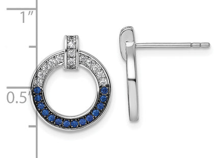 Sterling Silver Earrings Style QG7003E - Classique Jewelry Inc.
