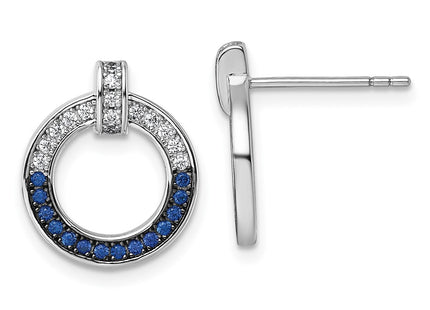 Sterling Silver Earrings Style QG7003E - Classique Jewelry Inc.