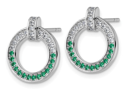 Sterling Silver Earrings Style QG7004E - Classique Jewelry Inc.