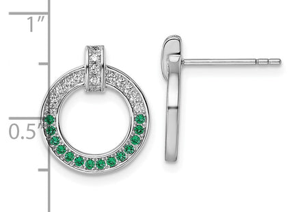 Sterling Silver Earrings Style QG7004E - Classique Jewelry Inc.