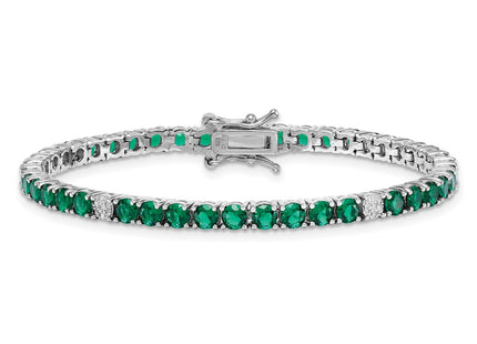 Sterling Silver Bracelets Style QG7007 - Classique Jewelry Inc.