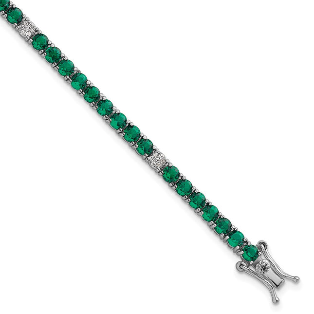 Sterling Silver Bracelets Style QG7007 - Classique Jewelry Inc.