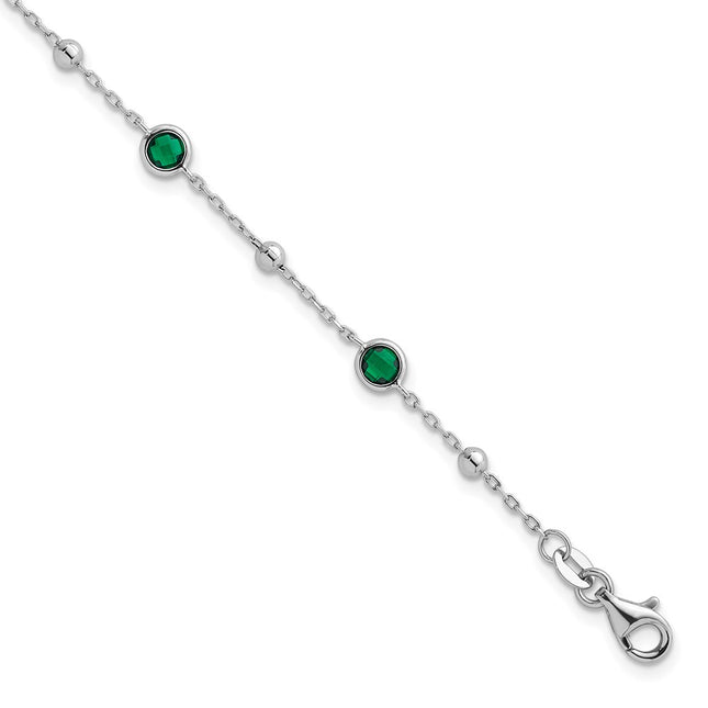 Sterling Silver Bracelets Style QG7008 - Classique Jewelry Inc.