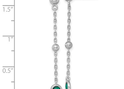 Sterling Silver Earrings Style QG7008E - Classique Jewelry Inc.