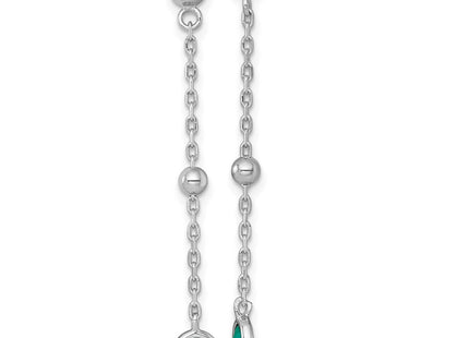 Sterling Silver Earrings Style QG7008E - Classique Jewelry Inc.