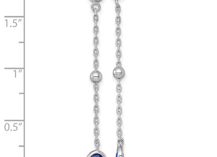 Sterling Silver Earrings Style QG7009E - Classique Jewelry Inc.