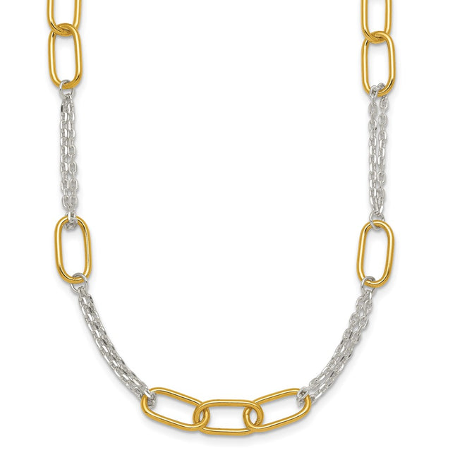 Sterling Silver Chain Necklaces Style QG7013 - Classique Jewelry Inc.