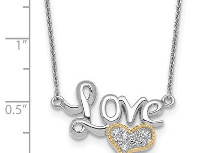 Silver/14k Two-Tone Jewelry Style QG7052 - Classique Jewelry Inc.