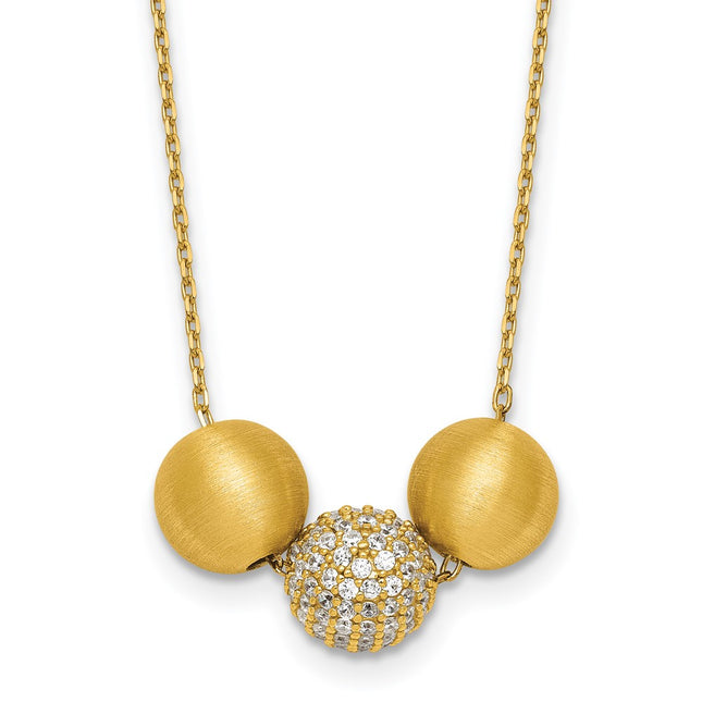 Sterling Silver Jewelry Style QG7061GP - Classique Jewelry Inc.